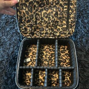Leopard Print Makeup Organizer
